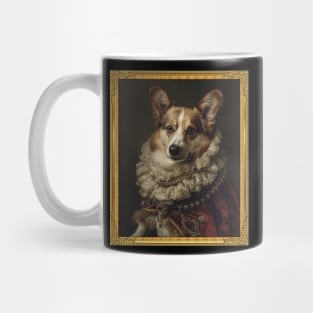 Royal Regalia: Corgi Princess Portrait (Framed) Mug